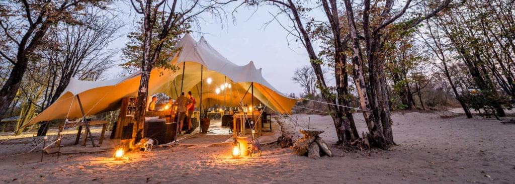 Accueil à Mankwe Bush Camp, réserve de Moremi, Botswana
