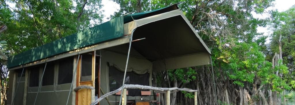 Safari Tent du Sango Camp à Moremi au Botswana