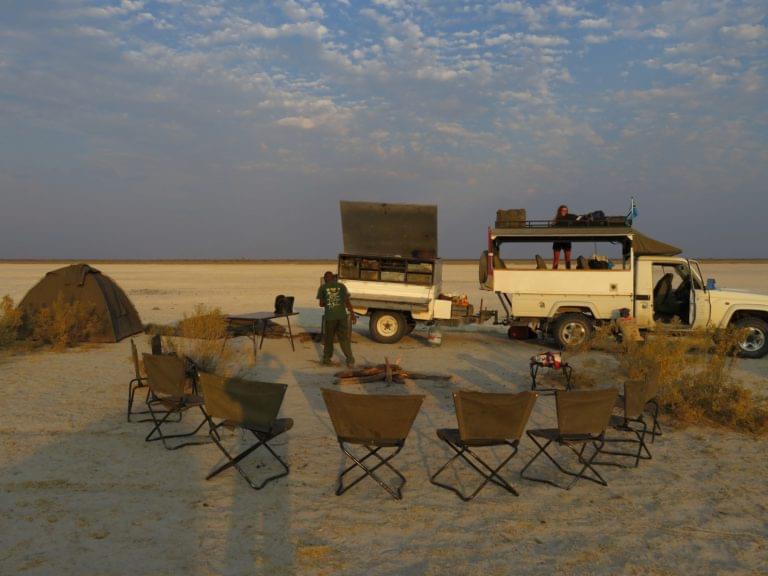 Makgadikgadi Park Camp site